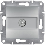 Розетка Schneider Electric Asfora Plus TV кінцева (1 дБ) алюміній