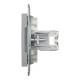 Розетка Schneider Electric Asfora Plus комп'ютерна RJ45 кат. 6 UTP алюміній