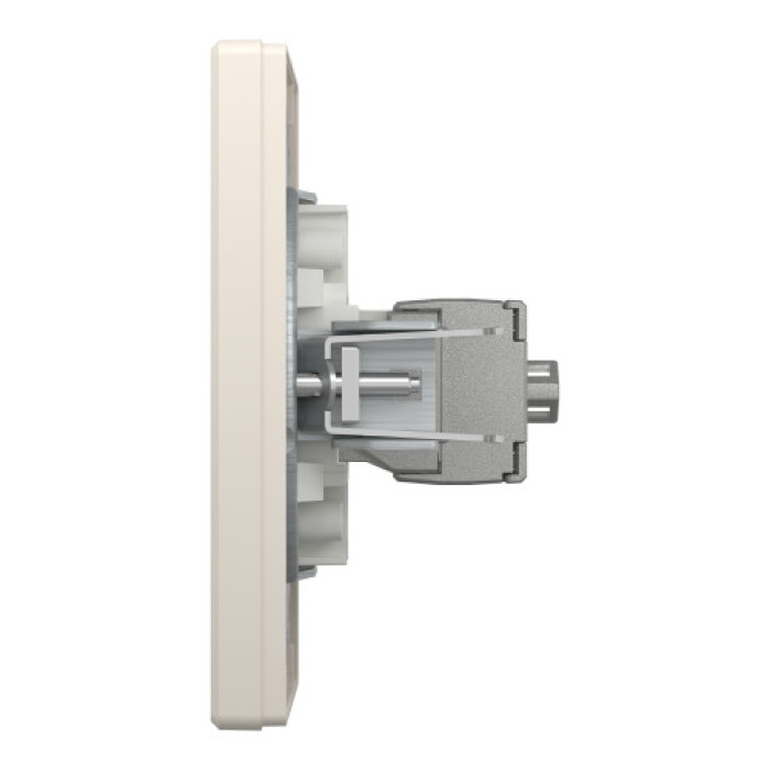 Розетка Schneider Electric Asfora комп'ютерна RJ45 кат. 5е STP кремовий