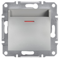 Выключатель Schneider Electric Asfora Plus карточный алюминий