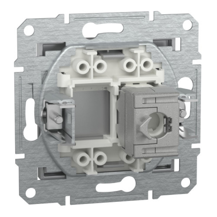 Розетка Schneider Electric Asfora Plus комп'ютерна RJ45 кат. 5е STP алюміній