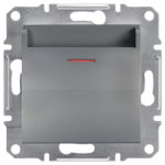 Вимикач Schneider Electric Asfora Plus картковий сталь