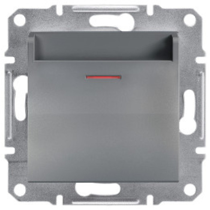 Вимикач Schneider Electric Asfora Plus картковий сталь