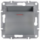 Вимикач Schneider Electric Asfora Plus картковий сталь