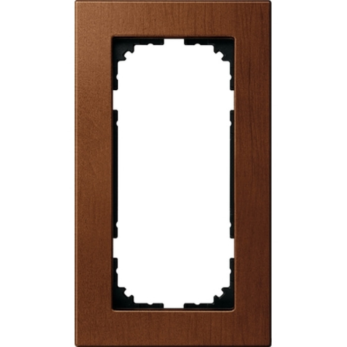 Рамка Merten дерев'яна 2-постова M-ELEGANCE без перегородки вишня