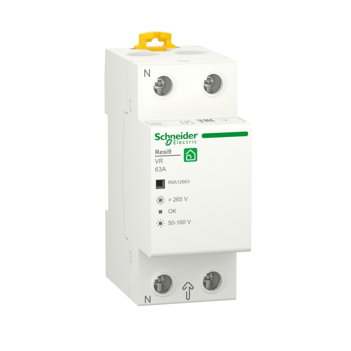 Реле контролю напруги Schneider Resi9 1P+N 63A