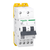 Перемикач I-0-II Acti9 iSSW Schneider Electric 2Р 40A 400/415В
