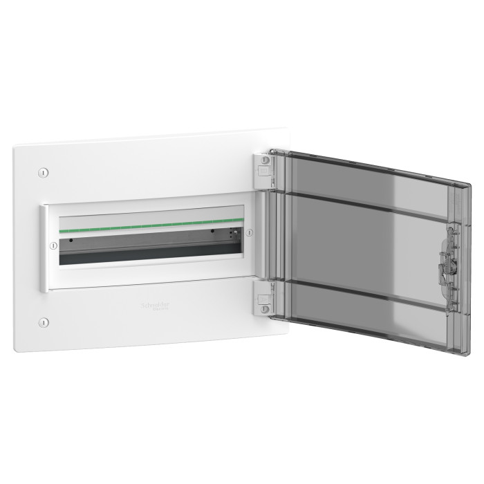 Щит модульний врізний 18 модулів димчасті двері Schneider серія PrismaSeT XS