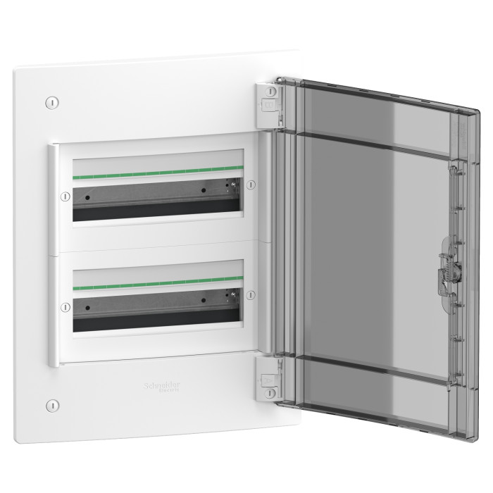 Щит модульний врізний 26 модулів димчасті двері Schneider серія PrismaSeT XS