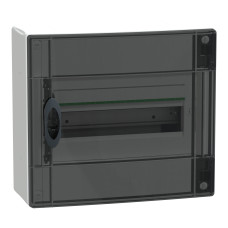 Щит модульний навісний 13 модулів димчасті двері Schneider серія PrismaSeT XS