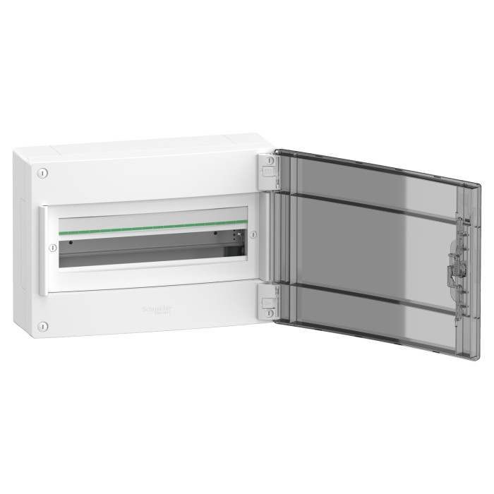 Щит модульний навісний 18 модулів димчасті двері Schneider серія PrismaSeT XS