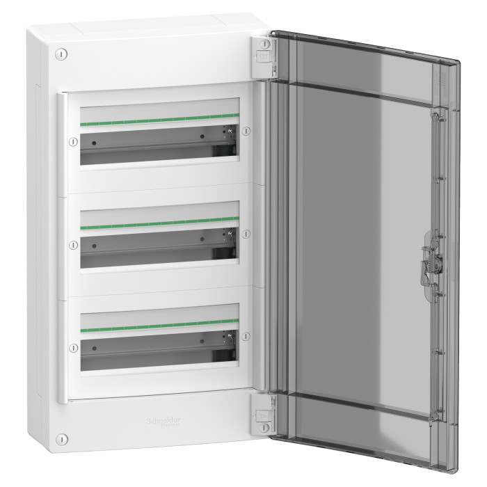 Щит модульний навісний 39 модулів димчасті двері Schneider серія PrismaSeT XS