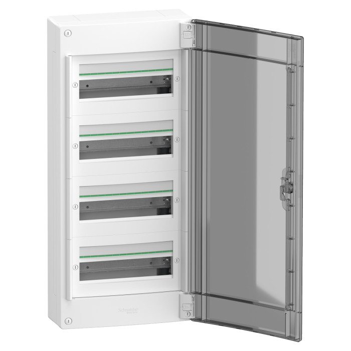 Щит модульний навісний 52 модулі димчасті двері Schneider серія PrismaSeT XS