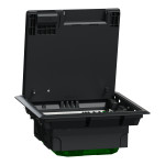 Лючок для підлоги Schneider Unica New System+ 4 модулі на 45 мм