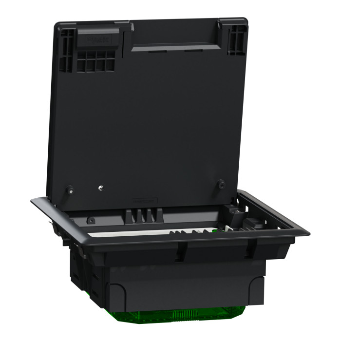 Лючок для підлоги Schneider Unica New System+ 4 модулі на 45 мм