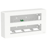 Блок відкритої установки Schneider Unica New System + 2х5 антибактеріальний