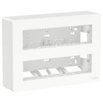 Блок открытой установки Schneider Unica New System+ 2х2 антибактериальный
