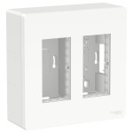 Блок відкритої установки Schneider Unica New System + 2х2 білий