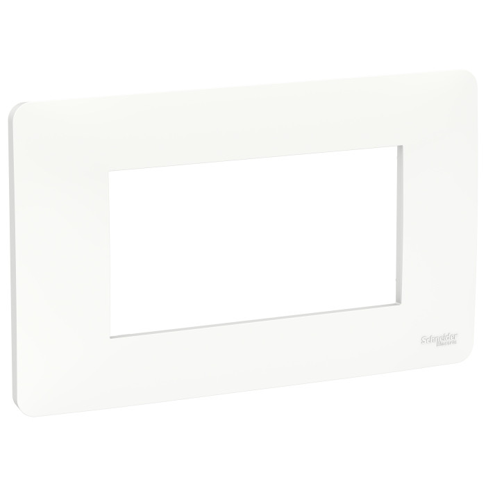 Рамка Schneider Electric Unica New Modular 4-модуля белый