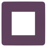 Рамка Schneider Electric Unica New Studio Color 1-пост лиловый/белый