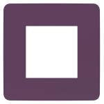 Рамка Schneider Electric Unica New Studio Color 1-пост лиловый/бежевый