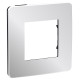Рамка Schneider Electric Unica New Studio Metal 1-пост хром/антрацит