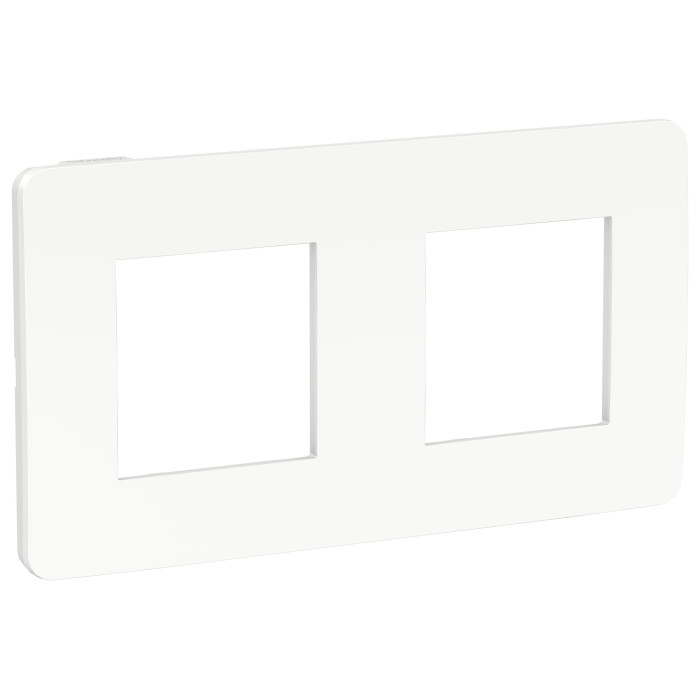 Рамка Schneider Electric Unica New Studio Color 2-поста білий
