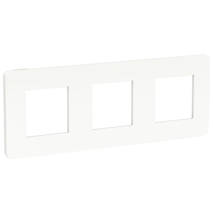 Рамка Schneider Electric Unica New Studio Color 3-поста білий