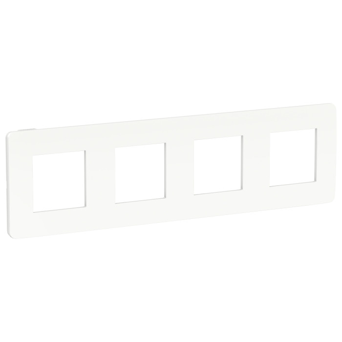 Рамка Schneider Electric Unica New Studio Color 4-поста білий