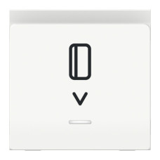 Выключатель Schneider Electric Unica New карточный белый