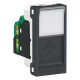 Розетка Schneider Unica New комп'ютерна 1-мод RJ45 кат.5e UTP антрацит