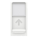 Розетка Schneider Unica New комп'ютерна 1-мод RJ45 кат.6e UTP білий