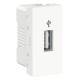 Конектор Schneider Unica New 1-мод 1xUSB 3.0 білий