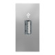 Конектор Schneider Unica New 1-мод 1xUSB 3.0 алюміній