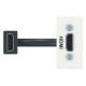 Розетка Schneider Unica New HDMI білий