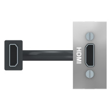 Розетка Schneider Unica New HDMI алюминий