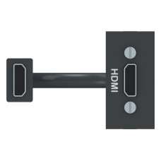 Розетка Schneider Unica New HDMI антрацит