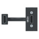 Розетка Schneider Unica New HDMI антрацит