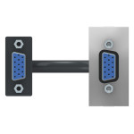 Розетка Schneider Unica New VGA алюминий