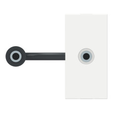 Розетка Schneider Unica New mini-jack белый