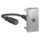 Розетка Schneider Unica New mini-jack алюміній