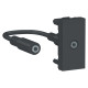 Розетка Schneider Unica New mini-jack антрацит