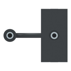 Розетка Schneider Unica New mini-jack антрацит