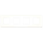 Рамка Schneider Electric Unica New Pure 4-поста матове скло