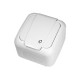 Розетка накладная с крышкой белый Viko Palmiye IP54