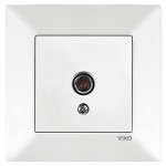 Розетка TV Viko Meridian кінцева білий
