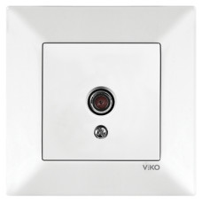 Розетка TV Viko Meridian конечная белый